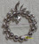 Eisenberg Ice Crystal Rhinestone Pearl Circle Brooch Vintage Designer Jewelry