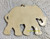 Elephant Pendant Necklace Vintage XL Fashion Jewelry