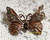 Liz Claiborne Butterfly Brooch Vintage Rhinestone Enamel Designer Fashion Jewelry