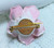 Royal Adderly Brooch Pink Rose Pin Vintage Floral Designer Porcelain Jewelry Gift