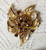 Lisner Topaz Brooch Rhinestone Leaf Vintage Designer Fashion Jewelry