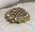 Austria Rhinestone Brooch Crystal Dome Vintage Fashion Designer Jewelry