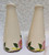 Franciscan Desert Rose Oversized Salt Pepper Shaker Vintage Designer California USA Pottery