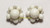 Germany Earrings Milk Glass Bead Vintage German Designer Jewelry