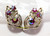 Coro Earrings Ruby Red Rhinestone Vintage Designer Jewelry