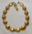 Anne Klein Necklace Gold Shell Totally 80s Vintage Designer Jewelry