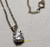 Sterling Silver Pendant Necklace Cubic Zirconia Vintage Jewelry