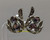 Coro Earrings Crystal Rhinestone Vintage Silver Designer Jewelry