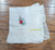 Rose Handkerchief Embroider Hankie Vintage Crochet Linen Hanky