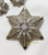 Coro Brooch Earrings Crystal Golden Star Pin Vintage Designer Jewelry Gift