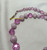 Germany Necklace Graduated Pink Purple Bead Vintage German Designer Jewelry