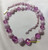 Germany Necklace Graduated Pink Purple Bead Vintage German Designer Jewelry