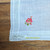 Lady Heritage Switzerland Handkerchief Embroider Rose Original Tag Hankie Vintage Linen Hanky