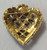 Rivoli Heart Brooch Filigree Rhinestone Vintage Fashion Jewelry Pin