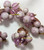Juliana D&E Bracelet Earrings Amethyst Purple Sugar Bead Jewelry Vintage Delizza Elster Designer Gift