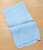 Madeira Hand Towel Dk Blue Embroider Flower Vintage Guest Linen