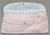 Peach Lingerie Bag Vintage Pink Stocking Boudoir Linen Purse