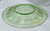 Anchor Hocking Plate Block Optic Dish Vintage Green Vaseline Bread & Butter Designer Gift