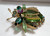Juliana D&E Brooch Emerald Beetle Bug 3 Wing Vintage DeLizza Elster Designer Jewelry