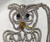 Huge Owl Pendant Necklace Crystal Rhinestone Puppet Vintage Runway Statement Jewelry