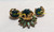 Juliana D&E Brooch Earrings Venus Flame Pendant Necklace Vintage Delizza Elster Designer Jewelry