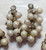 Juliana D&E Brooch Earrings Frosted Givre Bead Dangle Pin Vintage DeLizza Elster Designer Jewelry