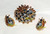 Juliana D&E Brooch Earrings Topaz Hematite Pin Vintage DeLizza Elster Designer Jewelry