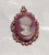 Juliana D&E Cameo Brooch Pendant Pink Pin Necklace Vintage DeLizza Elster Designer Jewelry