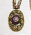 Juliana D&E Celebrity Moroccan Matrix Pendant Necklace Vintage DeLizza Elster Designer Jewelry A1