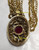 Juliana D&E Celebrity Moroccan Matrix Pendant Necklace Vintage DeLizza Elster Designer Jewelry A1