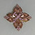 Juliana D&E Brooch Rose Pink Diamond Star Pin Vintage Delizza Elster Designer Jewelry