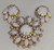 Juliana D&E Brooch Earrings Lava Hard Candy Vintage DeLizza Elster Designer Jewelry
