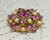 Juliana D&E Brooch Pendant Pink Pearl Filigree Pin Necklace Vintage Delizza Elster Designer Jewelry