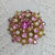 Juliana D&E Brooch Pendant Pink Pearl Filigree Pin Necklace Vintage Delizza Elster Designer Jewelry