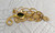 Juliana D&E Brooch Carved Enamel Flower Pin Vintage DeLizza Elster Jewelry
