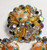 Juliana D&E Brooch Earrings Easter Egg Enamel Stippled Pin Vintage Delizza Elster Designer Jewelry