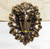 Crown Trifari Brooch Leaf Mask Pin Jewelry Vintage Designer Gift
