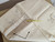 George B. Tan Hong Kong Bridge Tablecloth Embroider Drawn Thread Table Cloth Cover Vintage Mid Century Linen Gift Original Paper Tags NOS