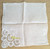 Battenberg Lace Bride Handkerchief White Machine Openwork Hankie Vintage Wedding Linen Bridal Hanky Gift