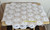 Crochet Lace Doily Table Runner XL White Circle Dresser Scarf Cloth Vintage Linen Gift
