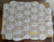 Crochet Lace Doily Table Runner XL White Circle Dresser Scarf Cloth Vintage Linen Gift