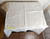 Rose White Embroider Lace Tablecloth Sheer Flower Table Cloth Cover Vintage Wedding Bride Linen Gift
