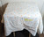 Retro Kitty Crib Quilt Embroider Playful Cat Bed Cover Vintage Handmade 2 Sided Linen Baby Infant Mid Century Gift