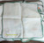 Waiter Placemat Napkin Runner Set Embroider Table Décor Applique Cloth Vintage Mid Century Asian Linen Gift Lot 13