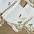 Rooster Martini Glass Cocktail Napkin Set Embroider Chicken Needlepoint Bird Cloth Vintage Mid Century Linen Gift Lot 7
