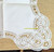 Battenberg Lace Bride Handkerchief White Doily Machine Openwork Hankie Vintage Wedding Linen Bridal Hanky Gift