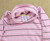 Gymboree Giraffe Club Top Vintage Pink Turtleneck Shirt Stripe Blouse Toddler Child Clothing Gift