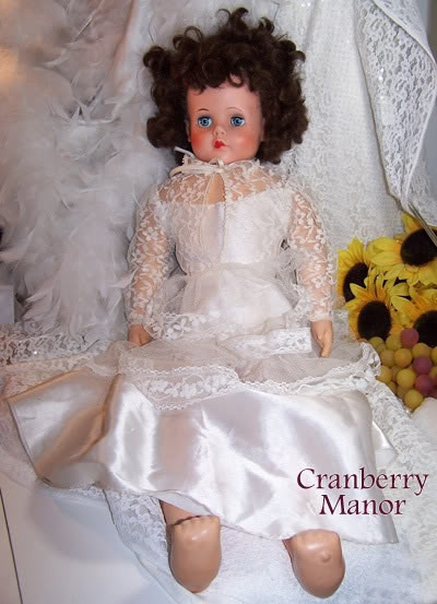 antique bride doll