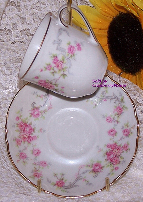 Lorenz Hutschenreuther Cup Saucer Richelieu Dish Vintage Designer