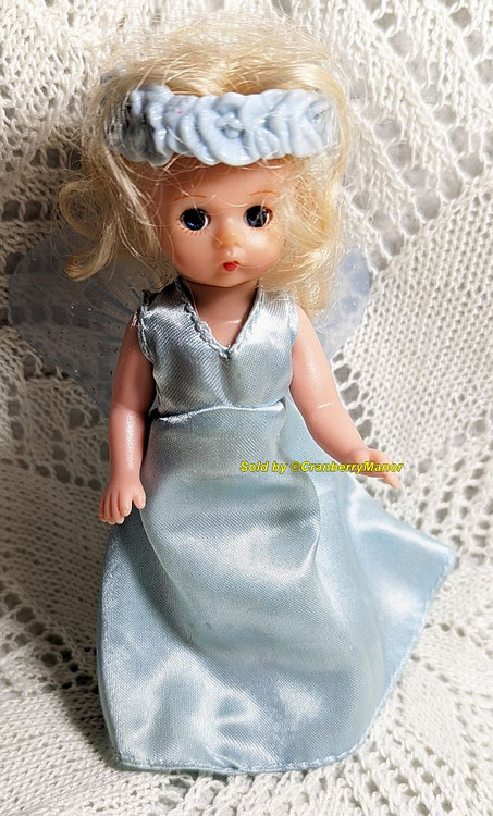 madame alexander doll blue dress Alena Eyelet Lace Dress in Blue main image 0